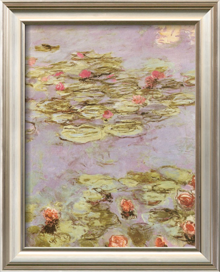 Red Water Lilies - Claude Monet Paintings